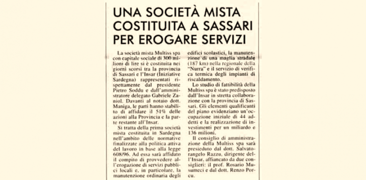 Rassegna stampa dell'epoca (27 luglio 1997)